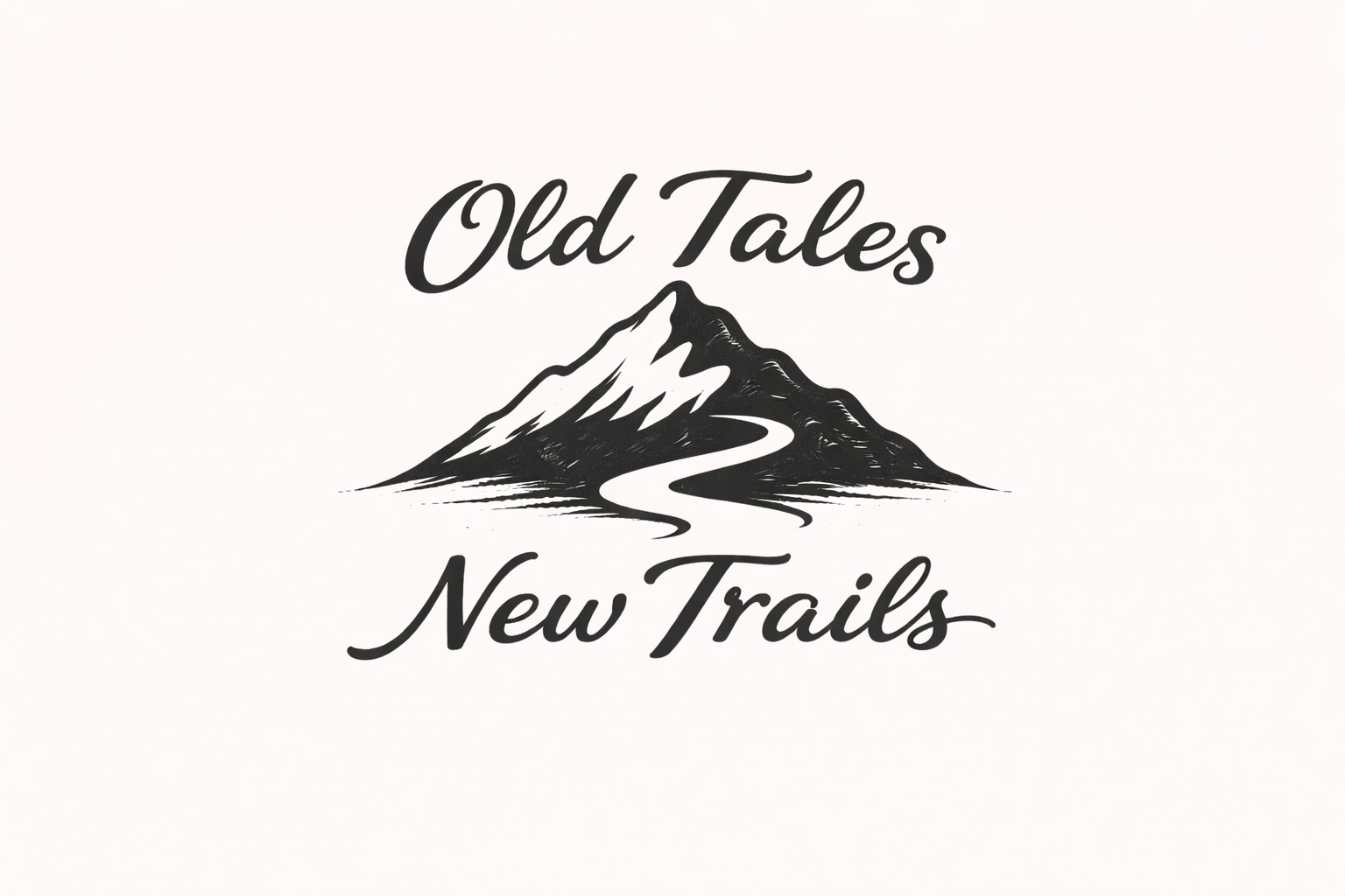 Old Tales, New Trails mountain and trail logo